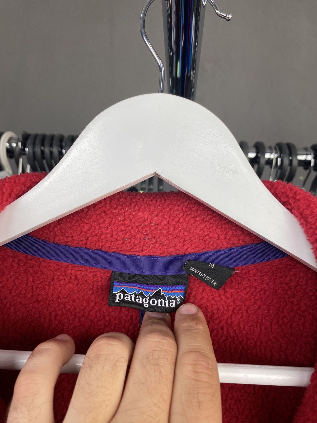 Patagonia PATAGONIA SYNCHILLA SWEATSHIRT RED FLEECE 1/4 SIZE M Size US M / EU 48-50 / 2 - 5 Thumbnail