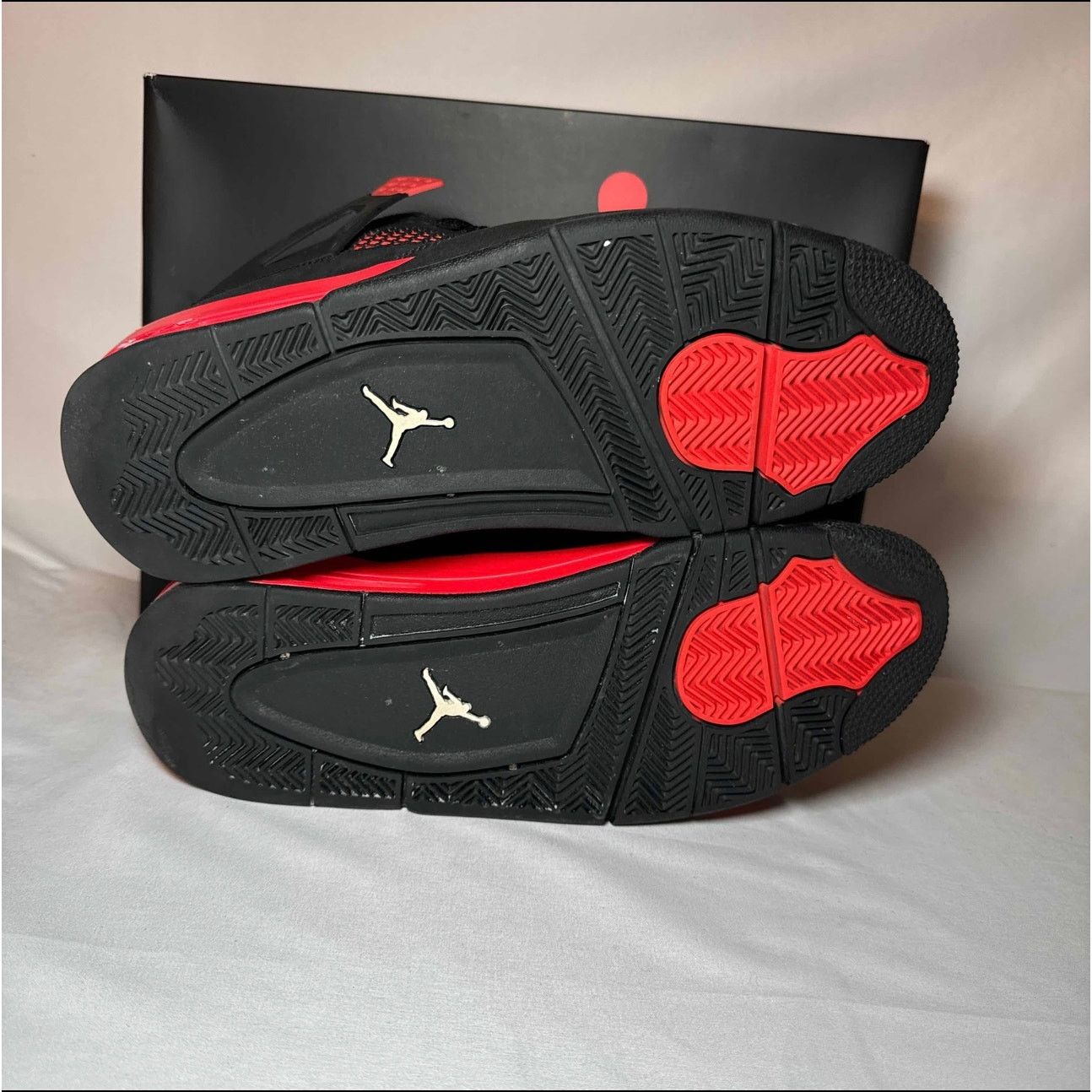 Jordan Brand × Nike Size 11.5 - Nike Air Jordan 4 Retro Red Thunder Men's Shoes Size US 11.5 / EU 44-45 - 6 Thumbnail