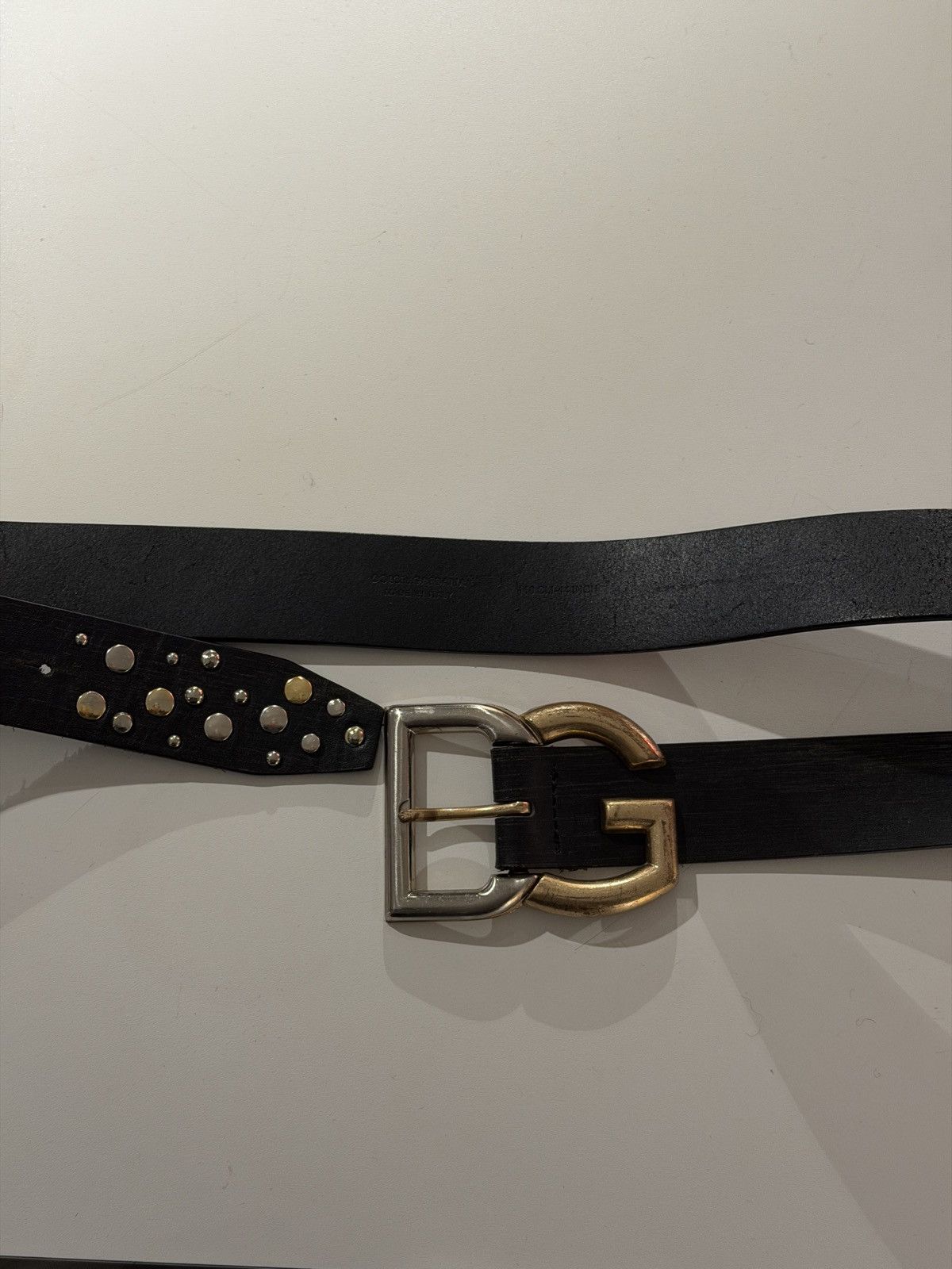 Dolce & Gabbana Dolce&Gabbana DG silver gold logo vintage belt Size ONE SIZE - 5 Thumbnail