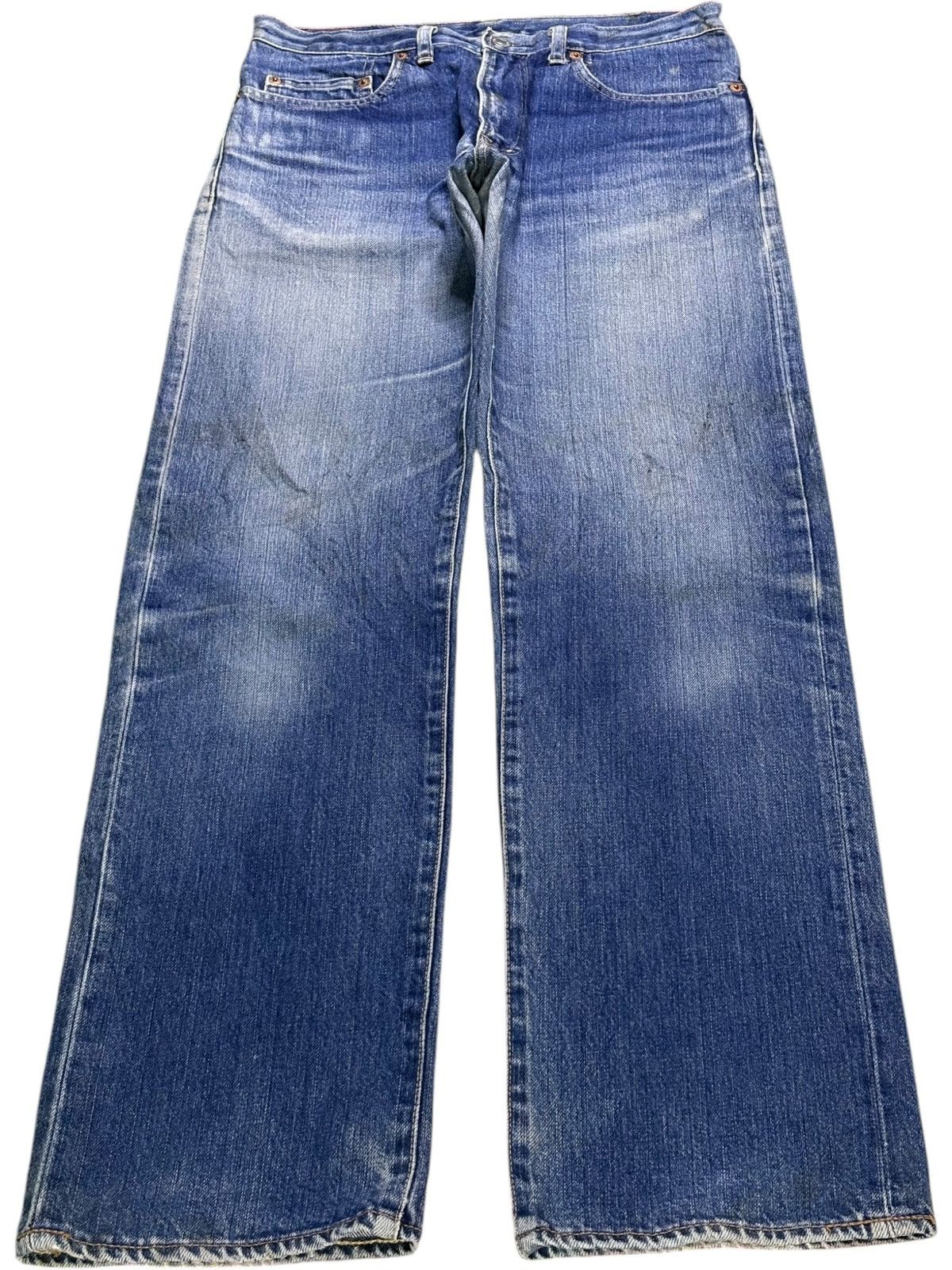 HOLLYWOOD RANCH MARKET × Japanese Brand Vintage HR Market Button Fly Mud Wash Jeans Size US 30 / EU 46 - 1 Thumbnail
