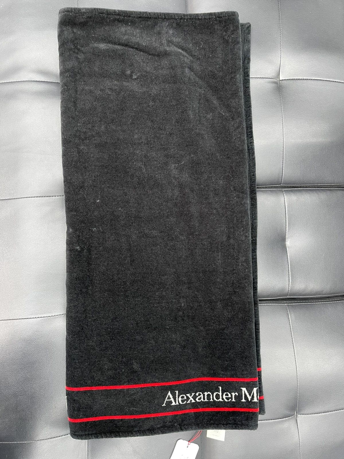 Alexander McQueen Alexander McQueen Selvedge Cotton Beach Towel Size ONE SIZE - 1 Thumbnail