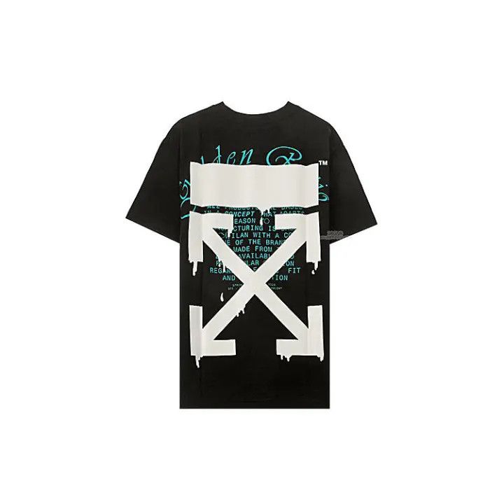 Off-White OFF-WHITE Black Arrow Short Sleeve T-Shirt 0079 Size US XXS / EU 40 - 1 Thumbnail