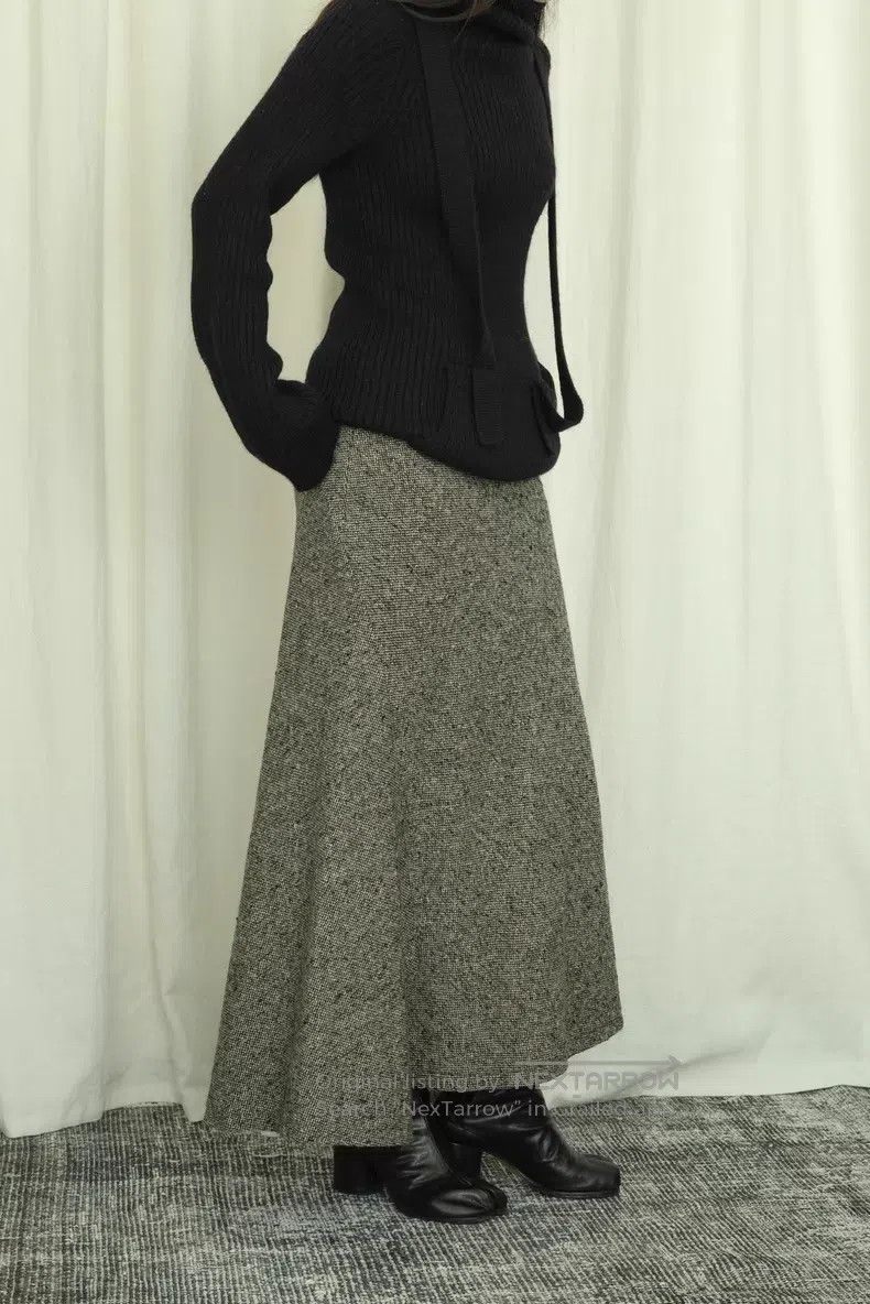 Yohji Yamamoto Yohji Yamamoto size 1 2005aw Irregular Torsion Bias Fishtai Size 24" / US 00 / IT 34 - 5 Thumbnail