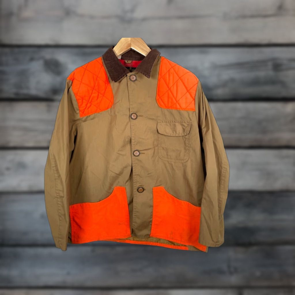 Vintage Vintage Yes K-mart 80s Hunting Shirt Jacket Men’s Large Brown Blaze Orange Corduroy Collar Size US M / EU 48-50 / 2 - 1 Thumbnail