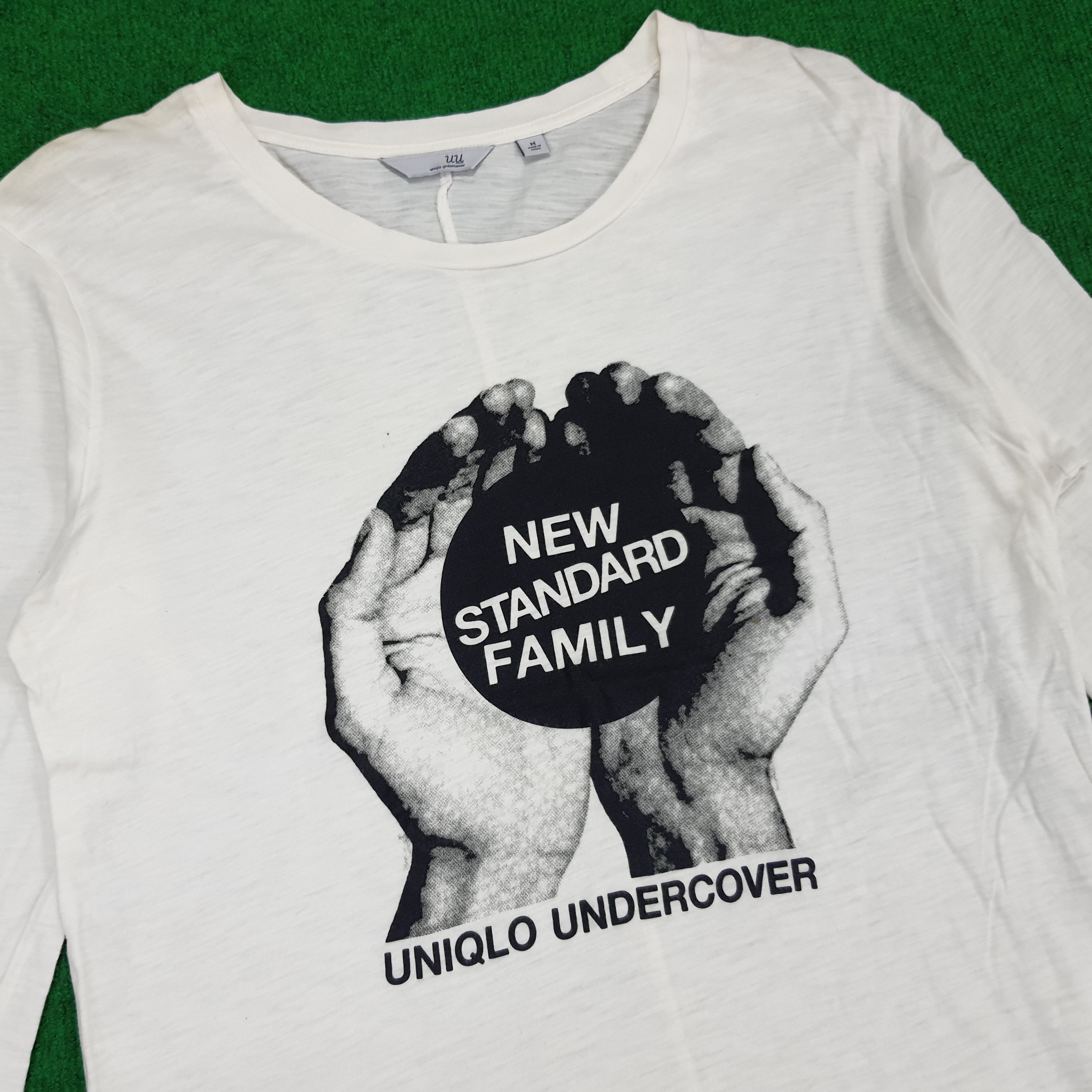 Japanese Brand × Undercover × Vintage Vintage Uniqlo Undercover Three Quarter Sleeve T-shirt Size US M / EU 48-50 / 2 - 2 Thumbnail