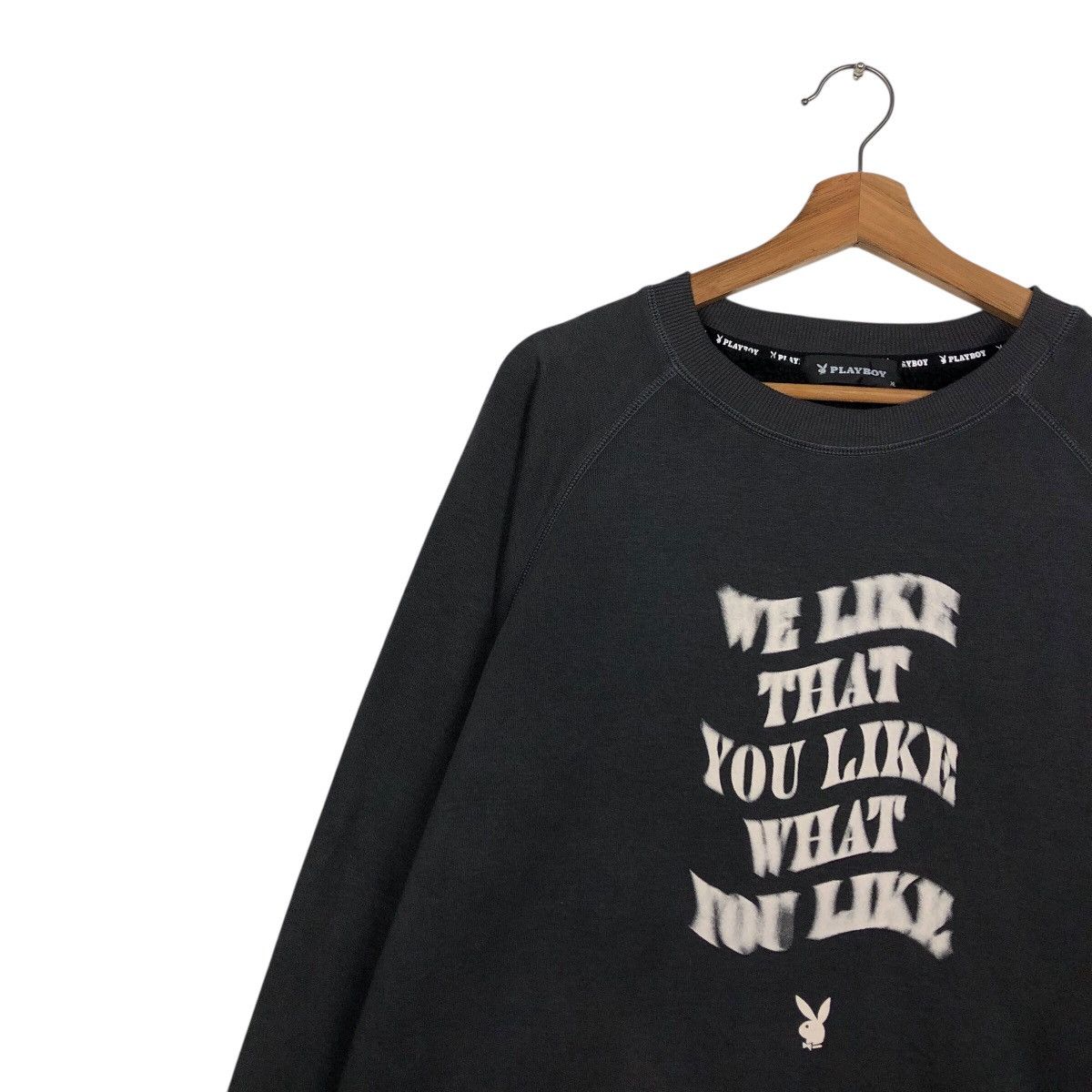 Other 📌Vintage Sweatshirt Playboy Big Logo Over Print Design Size US XL / EU 56 / 4 - 8 Thumbnail