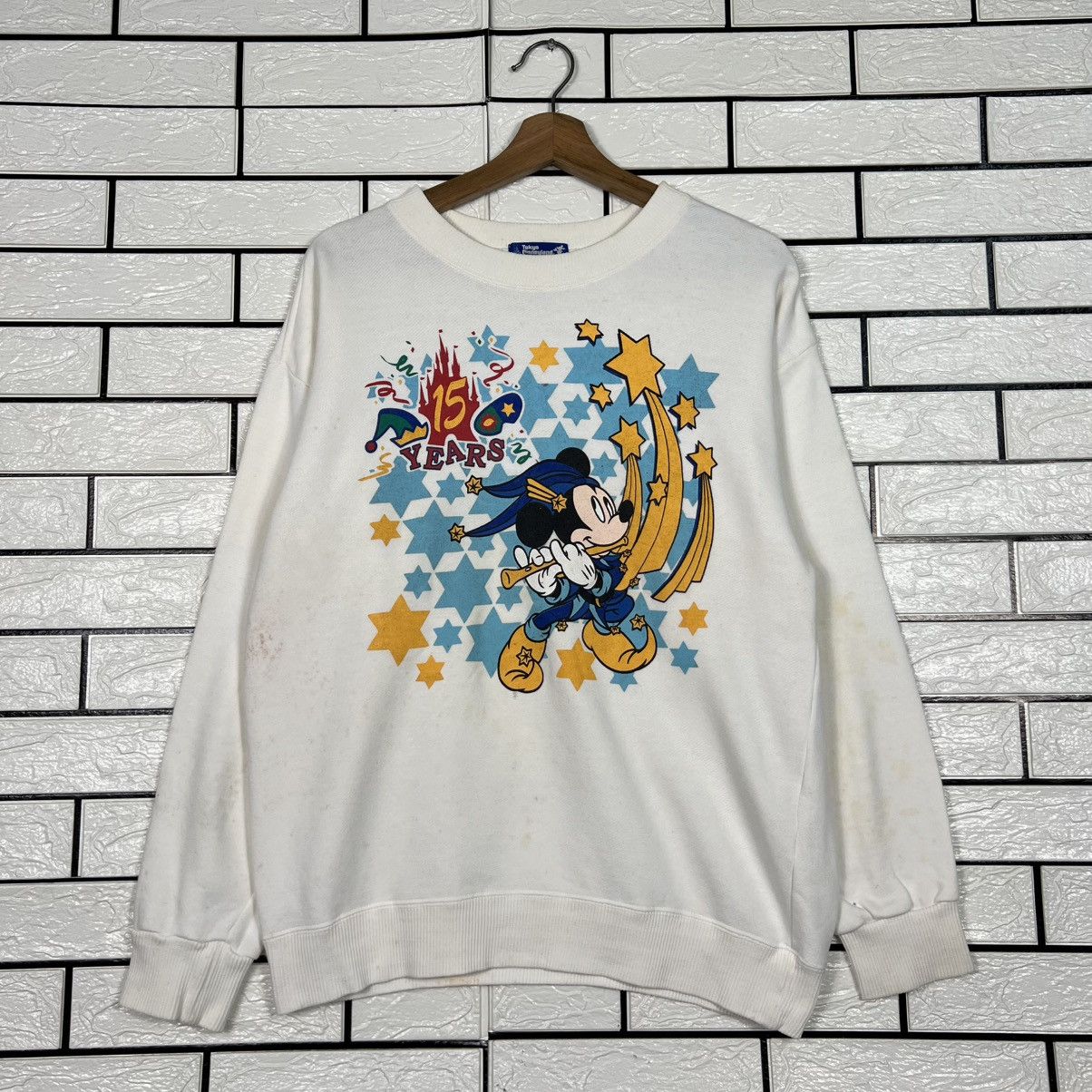 Mickey Mouse Vintage MICKEY MOUSE Graphic Crewneck Sweatshirt #3950-C180 Size US M / EU 48-50 / 2 - 1 Thumbnail