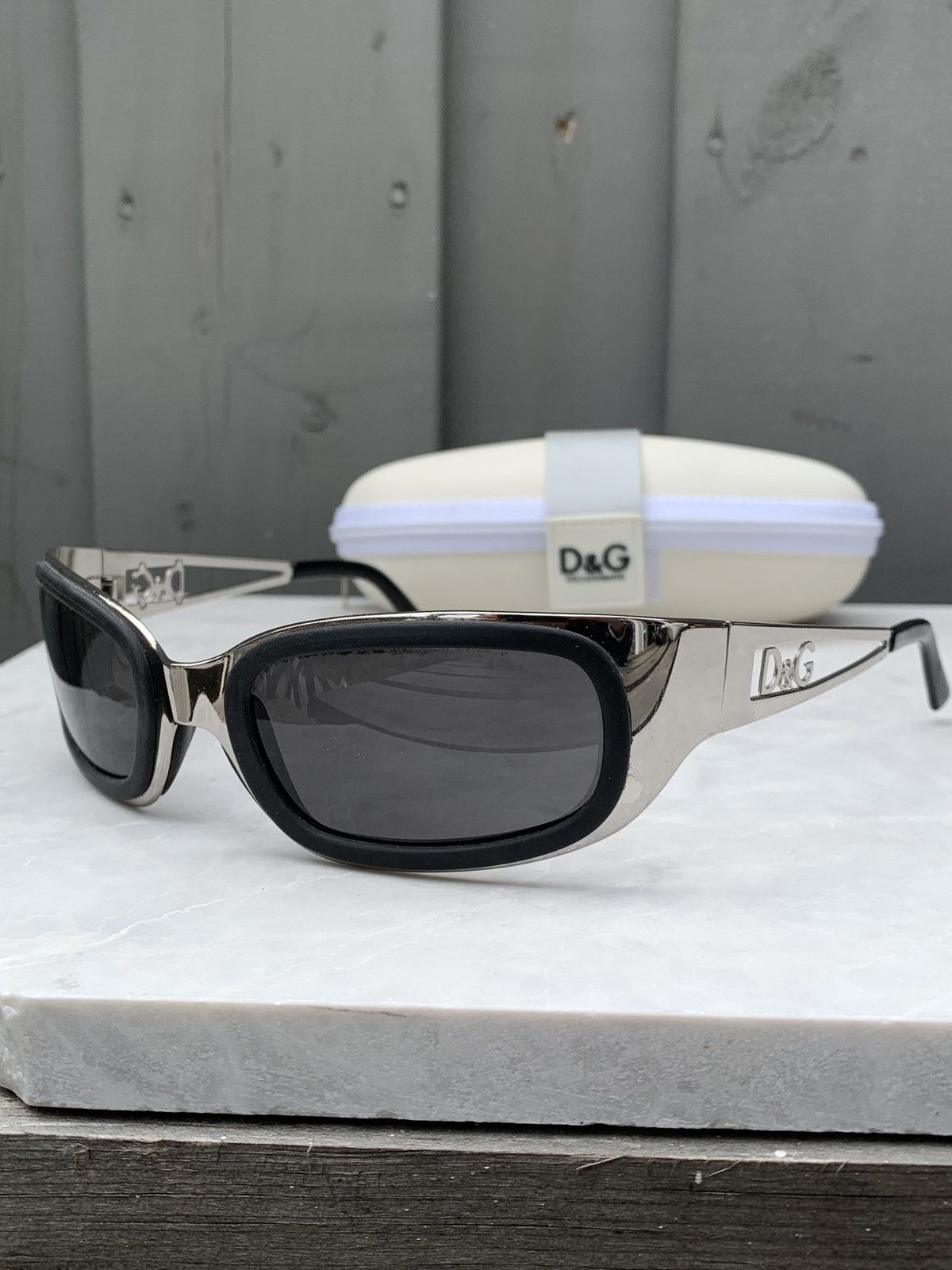Prada × Vintage Vintage Prada Titanium Metal Sunglasses 90s
