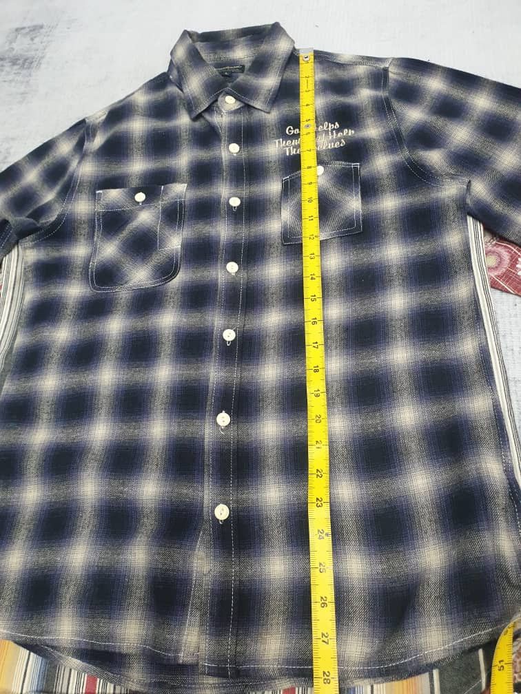 Japanese Brand 💥Panhard shadow purple flannel chambray Size US M / EU 48-50 / 2 - 10 Thumbnail