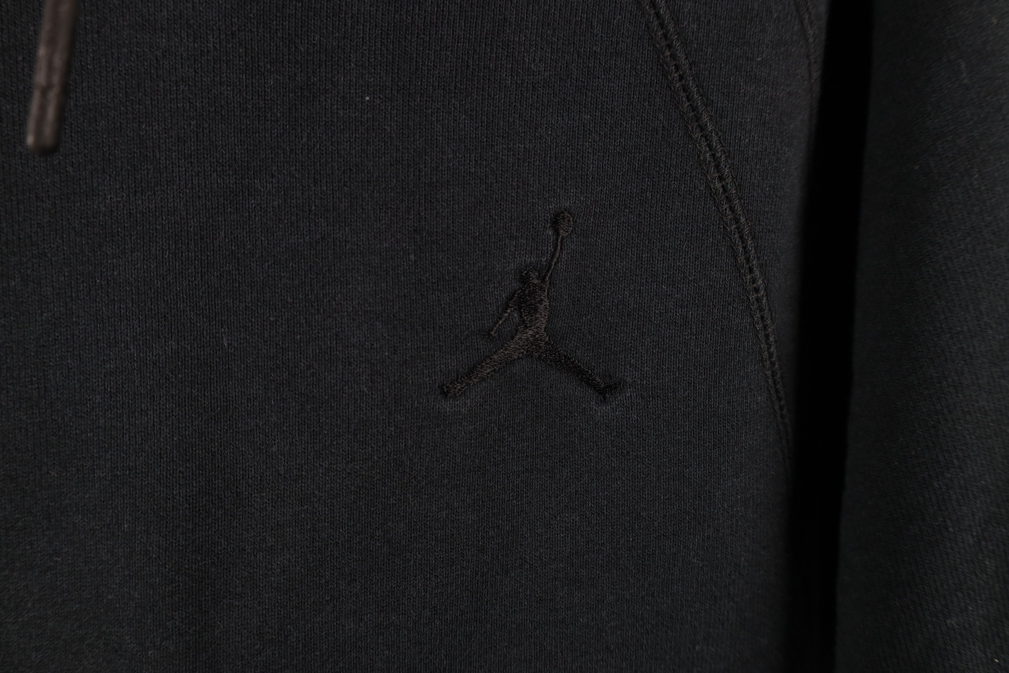 Nike × Vintage Nike Air Jordan Wings French Terry Hoodie Sweatshirt Black Size US L / EU 52-54 / 3 - 4 Thumbnail