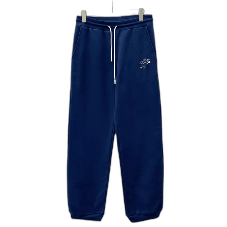 Louis Vuitton Louis Vuitton Blue Sports Pants with Embroidery Size US 32 / EU 48 - 1 Thumbnail
