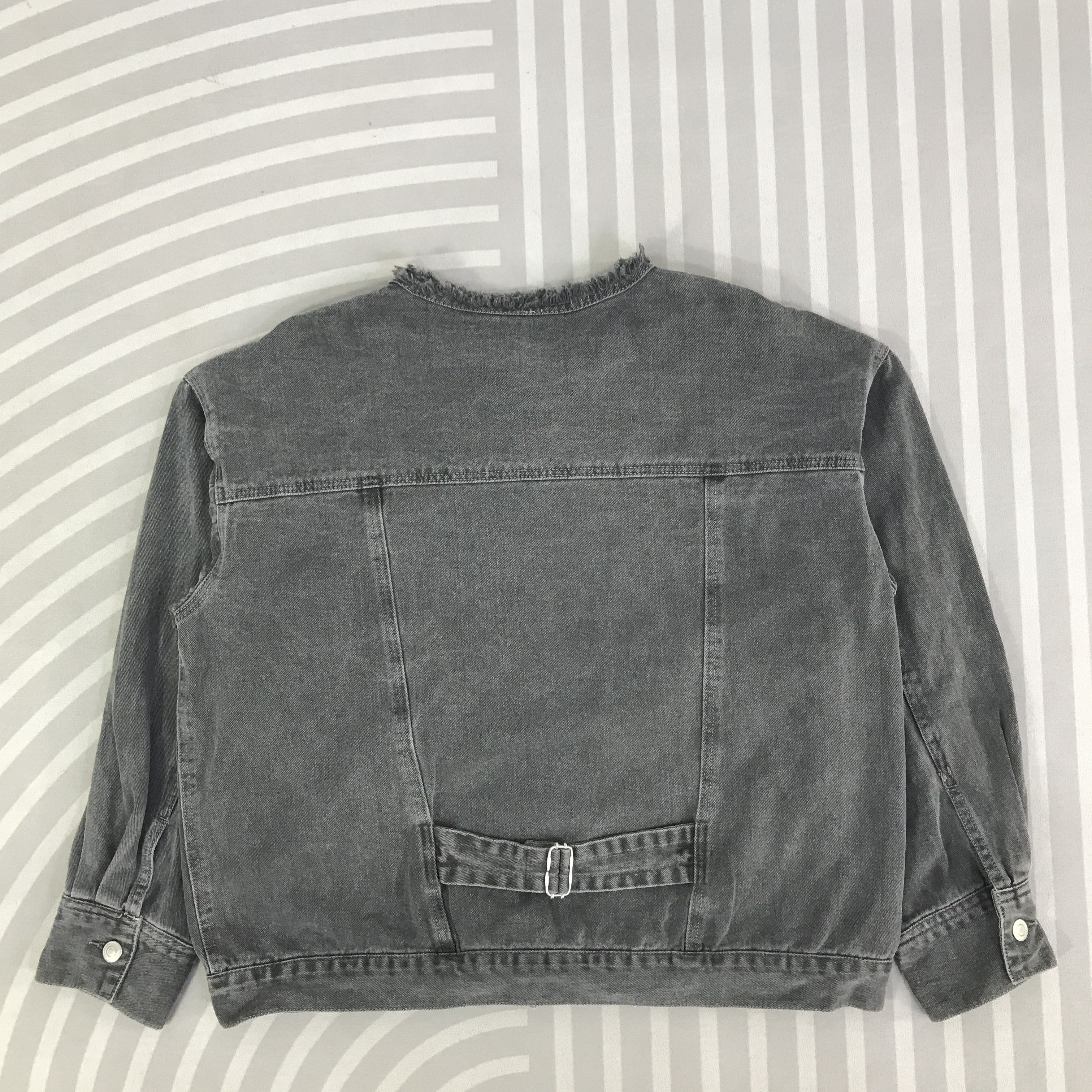 Japanese Brand Black Faded Richie Glamour Denim Type 2 Jacket K96B17 Size US M / EU 48-50 / 2 - 3 Thumbnail