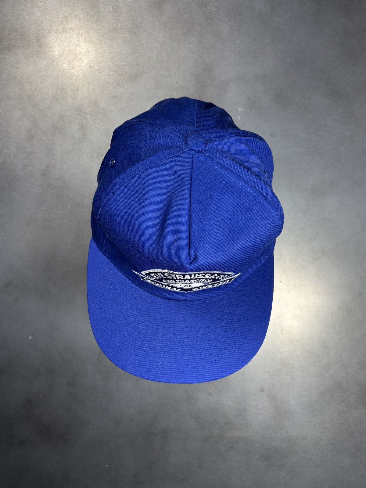Levi's Vintage Levi's Baseball Hat Blue Snapback 1980s 1990s Jeans Size ONE SIZE - 4 Thumbnail