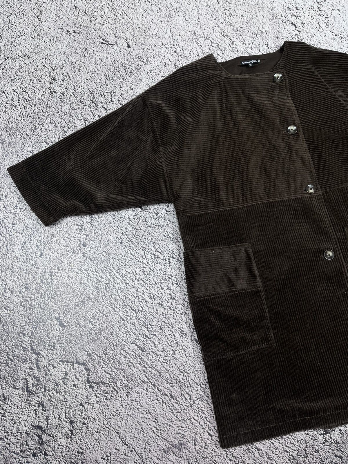 Gudrun Sjoden Gudrun Sjödén Brown Corduroy Boxy Oversized Jacket Coat M Size M / US 6-8 / IT 42-44 - 5 Thumbnail