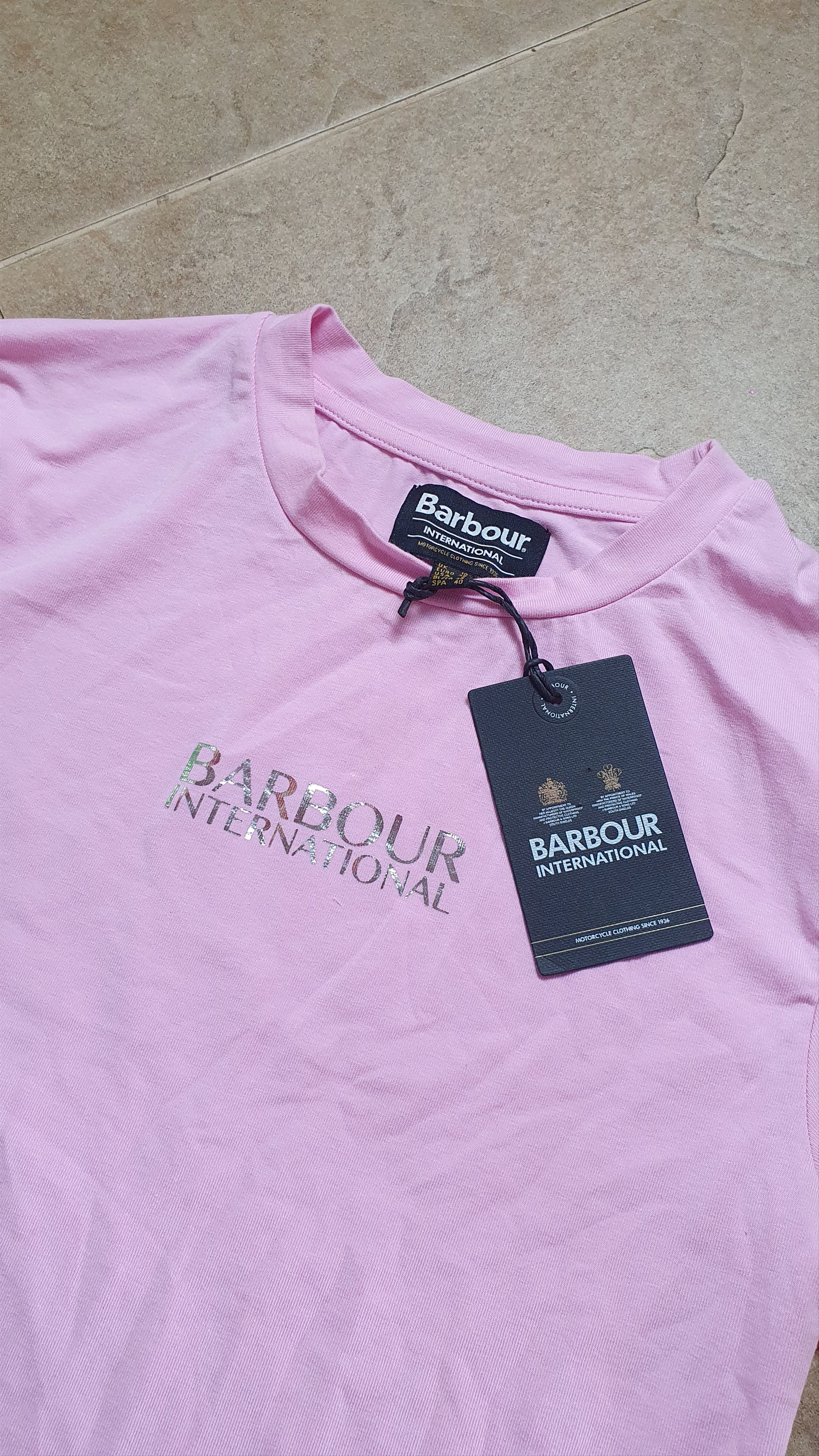 Barbour Rare Women's pink t-shirts Barbour top Vintage Size S Size S / US 4 / IT 40 - 1 Thumbnail