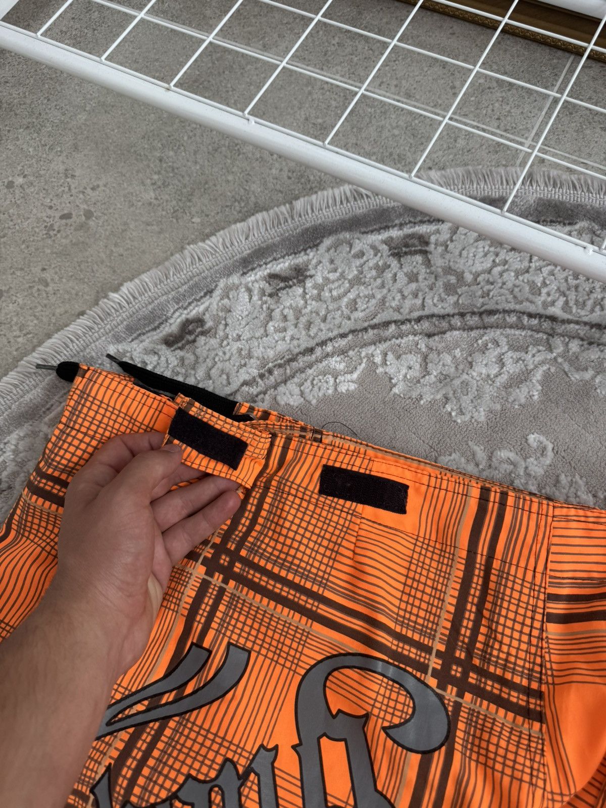 Billabong Billabong Vintage Plaid Board Shorts - Orange/Brown Size US 34 / EU 50 - 3 Thumbnail