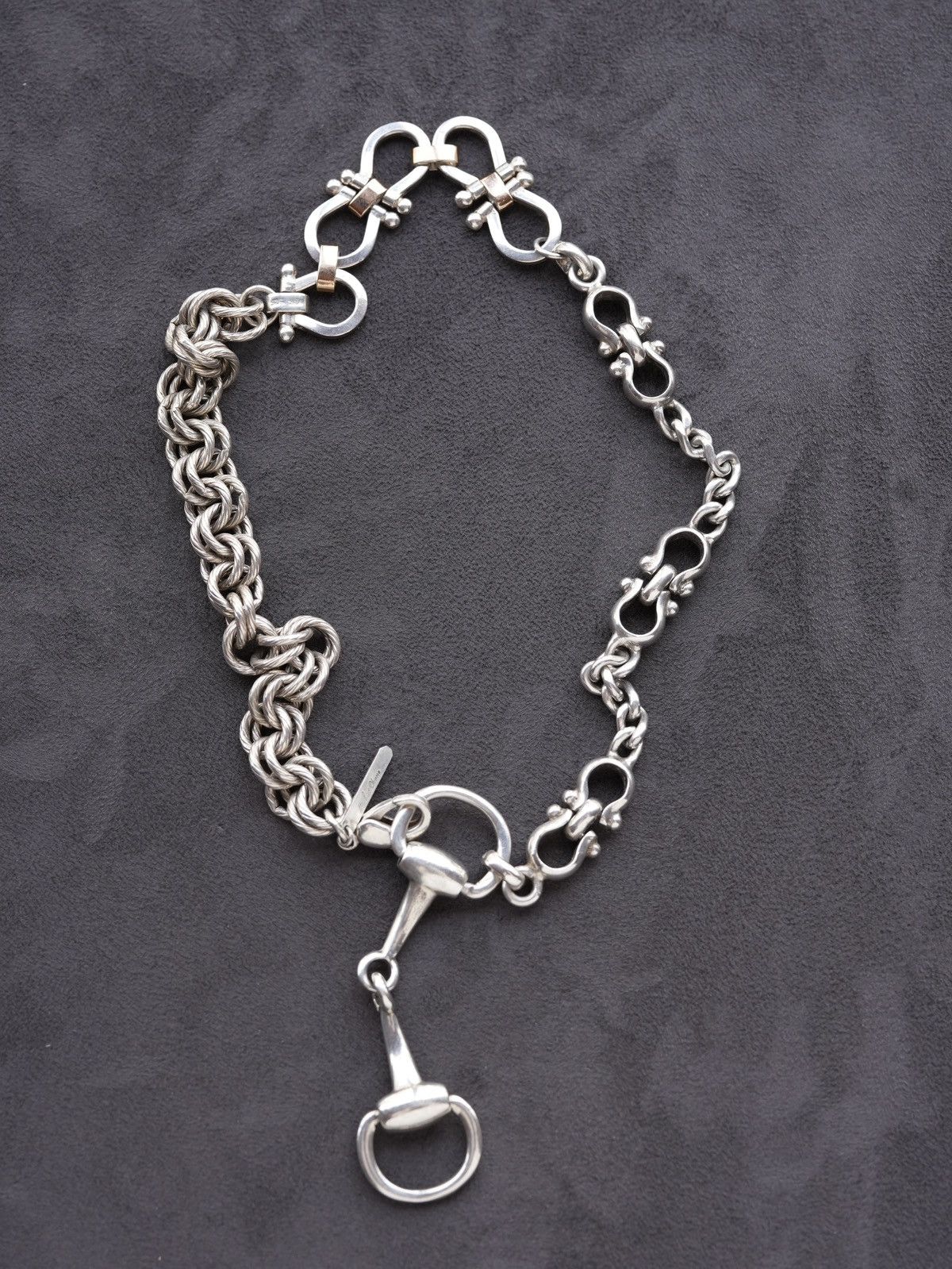 Japanese Brand Tsukuyomi –Reworked Vintage SV 18K Necklace by Machico Okano Size ONE SIZE - 3 Thumbnail