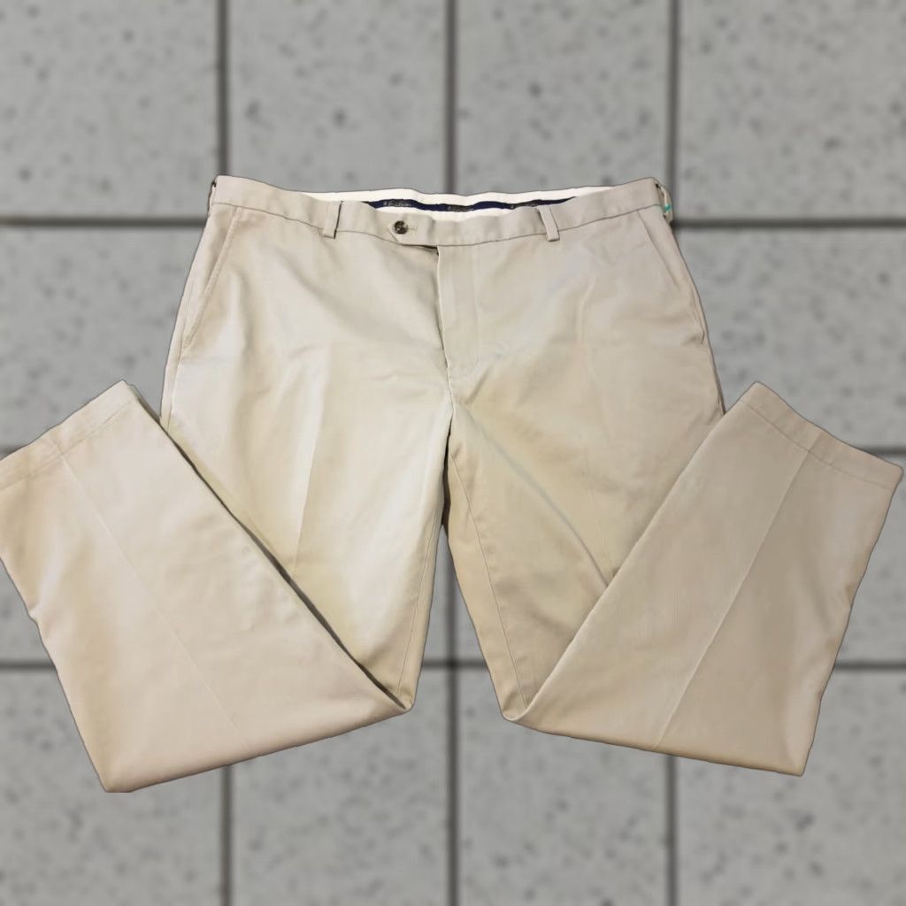 Brooks Brothers Mens Brooks Brothers Chino Pants 42x30 Beige Khaki 42 Regular Beige Chino Trousers Pants Mens Size US 42 / EU 58 - 1 Thumbnail