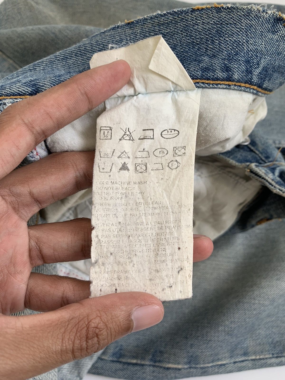 Helmut Lang Vintage Helmut Lang Low Waist Contour Fit Denim Jeans Size US 30 / EU 46 - 6 Thumbnail