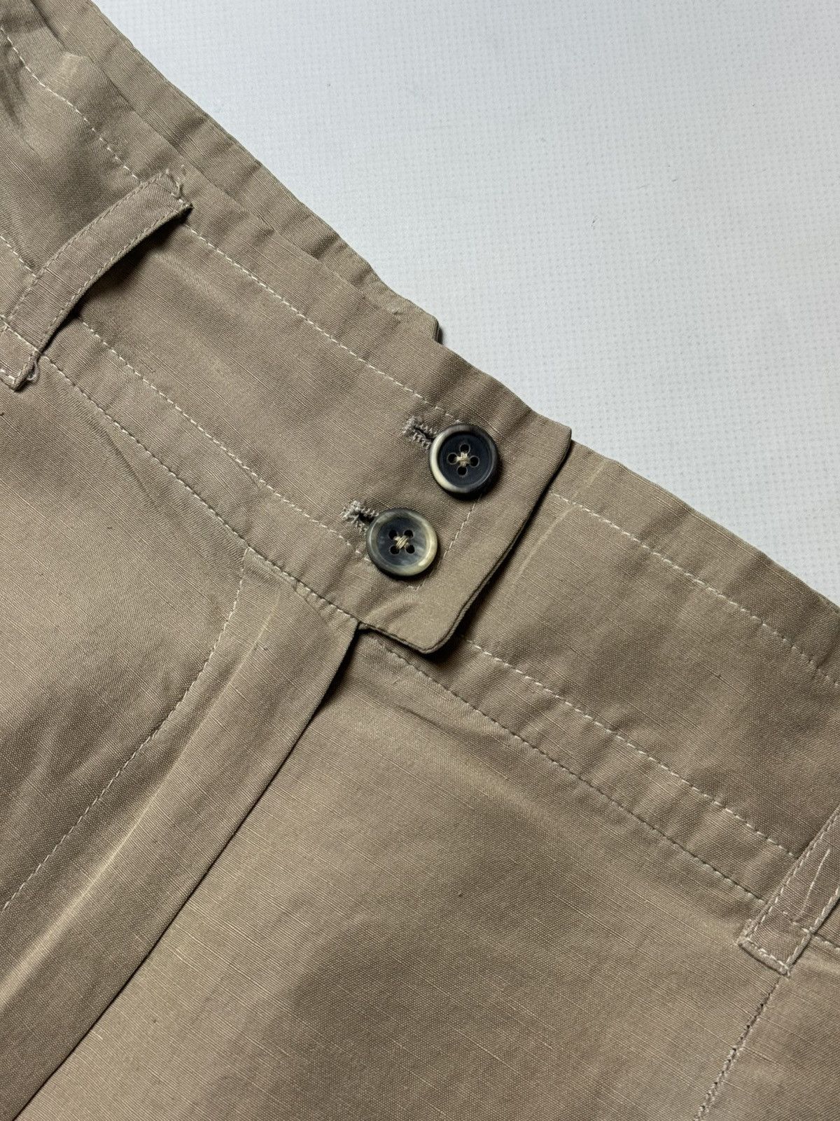 Jil Sander Jil Sander VTG Linen / Silk High Rise Dress Pants Trousers Size 28" / US 6 / IT 42 - 12 Thumbnail