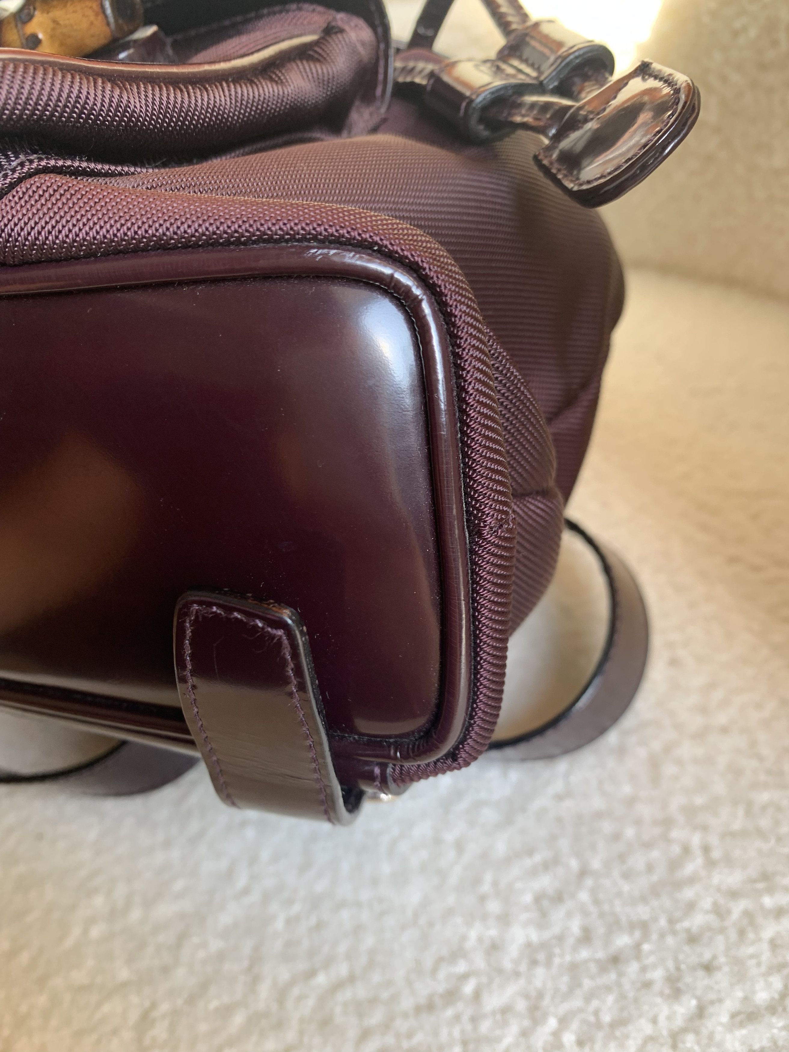 Gucci Gucci Bamboo Backpack Mini Black Canvas/Leather/Nylon Size ONE SIZE - 17 Thumbnail