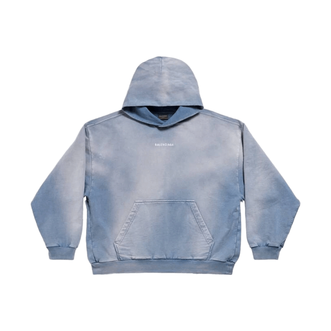 Balenciaga balenciaga back hoodie medium fit faded blue Size US XS / EU 42 / 0 - 1 Thumbnail