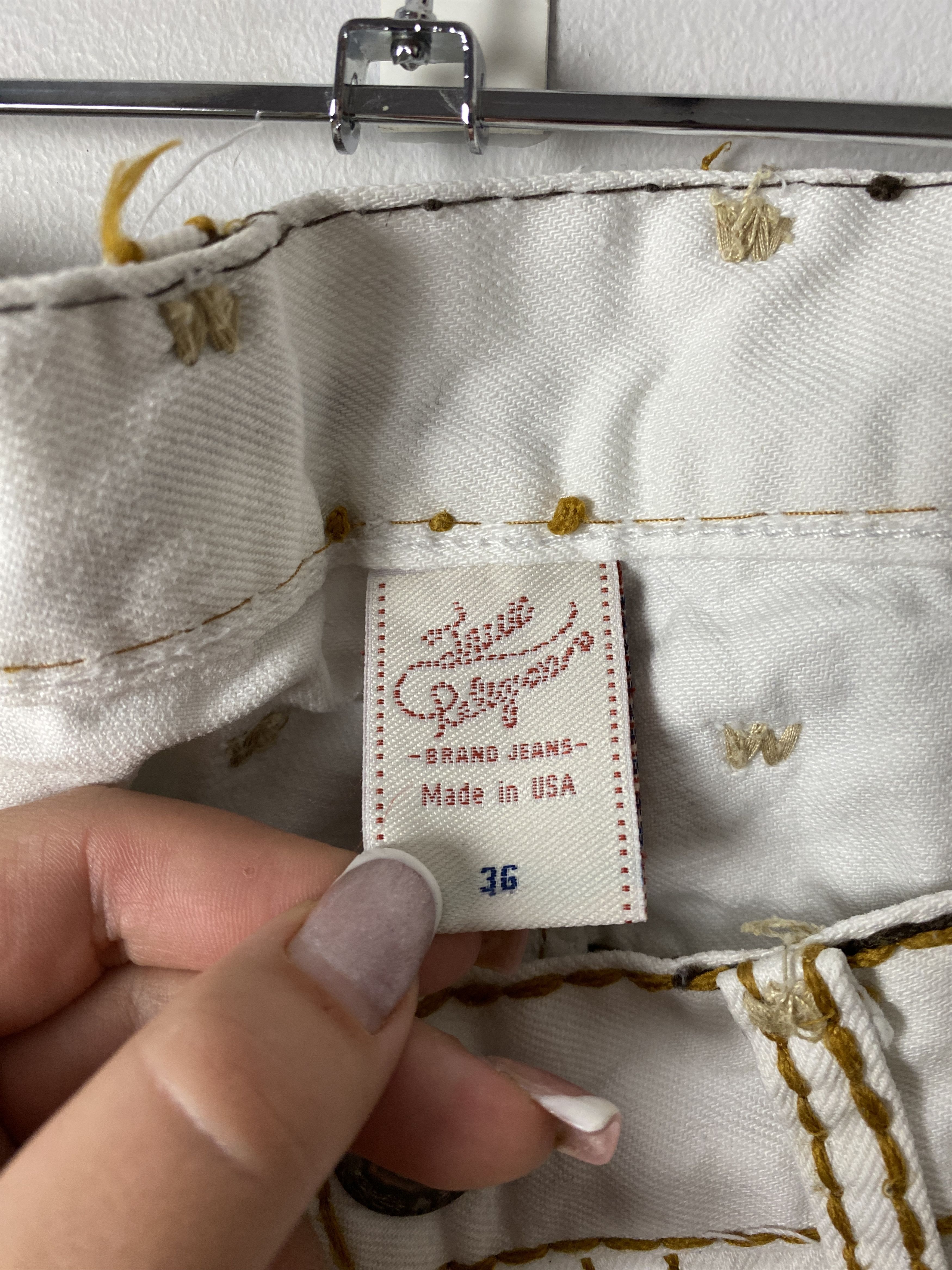 Affliction True Religion affliction y2k 00s jeans denim pants Size US 36 / EU 52 - 4 Thumbnail