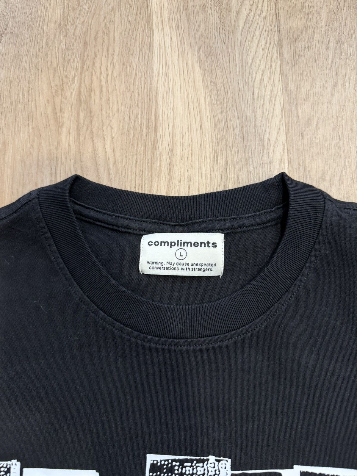 Other Compliments No Risk, No Story Black Vintage Tee Size US L / EU 52-54 / 3 - 2 Thumbnail