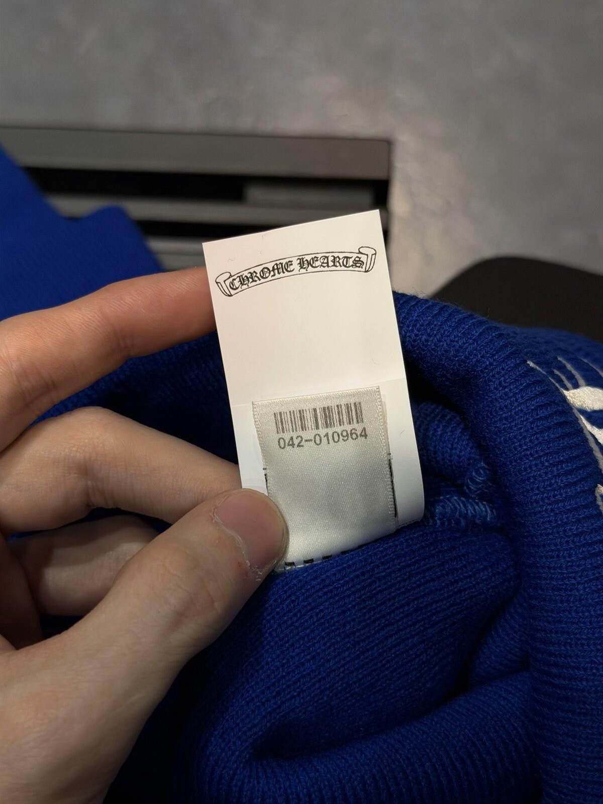 Chrome Hearts Chrome Hearts Blue White Beanie 100% Authentic (Brand NEW) Size ONE SIZE - 10 Thumbnail