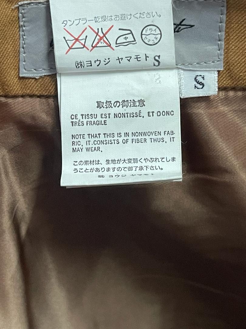 Yohji Yamamoto Yohji Yamamoto Signature Tag Wool Pants Size US 33 - 21 Thumbnail