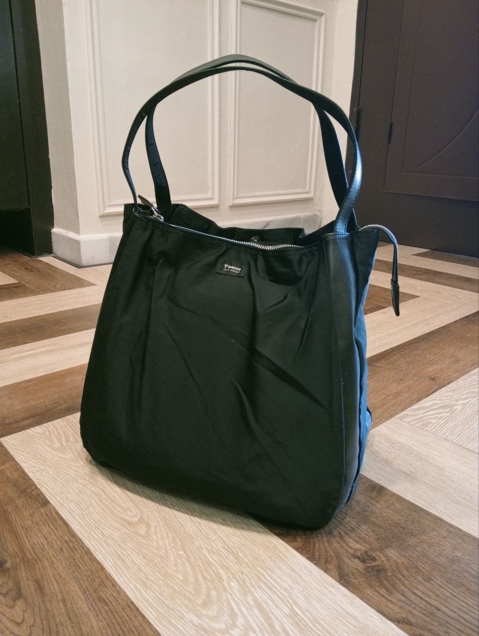 Yohji Yamamoto YOHJI YAMAMOTO Y'SACCS LEATHER + CANVAS TOTE BAG Size ONE SIZE - 4 Thumbnail