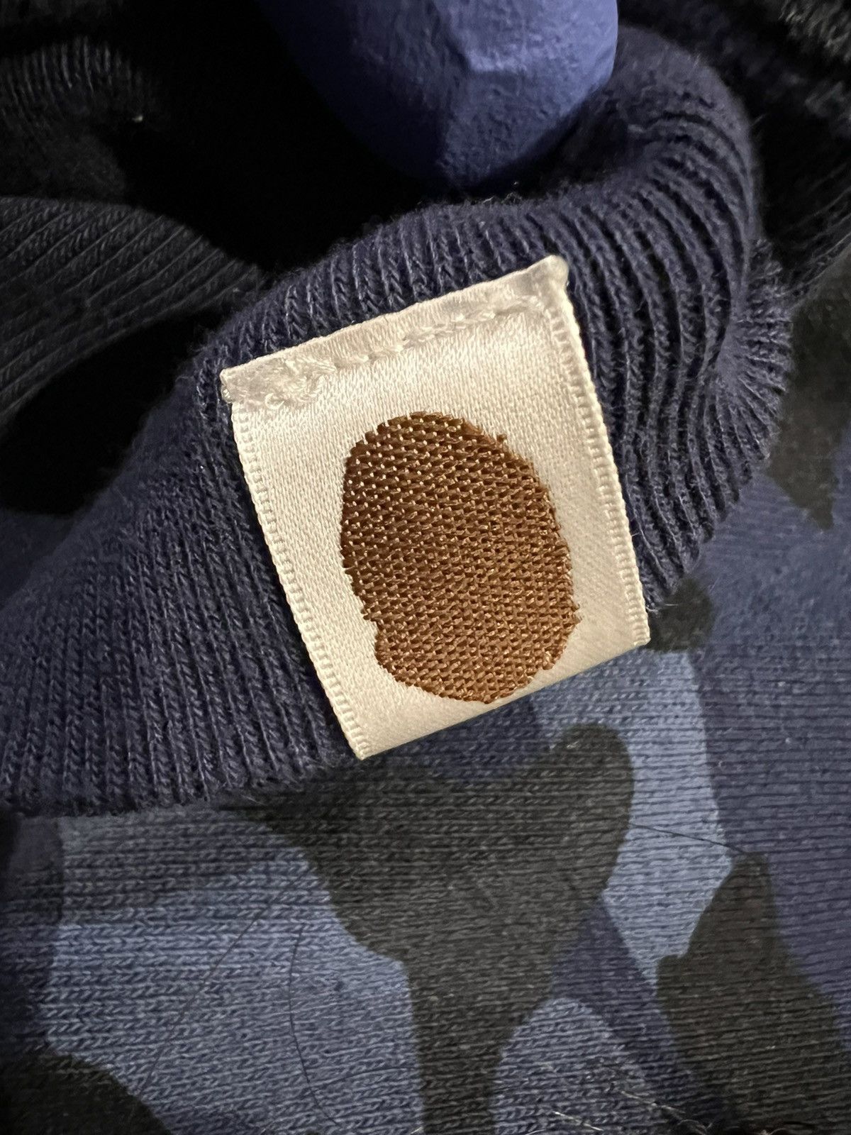 Bape A Bathing Ape Blue Camo Tiger Shark Full Zip Up Shark Hoodie Size US L / EU 52-54 / 3 - 9 Thumbnail