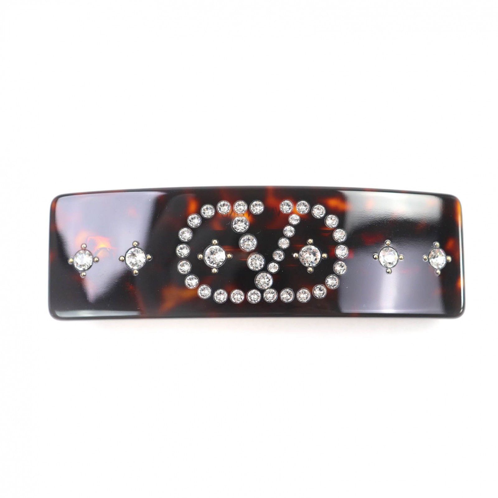 Valentino Valentino Valentino Garavani V Logo Signature Crystal Hair Clip Plastic Other DUTY FREE for USA Size ONE SIZE - 1 Thumbnail