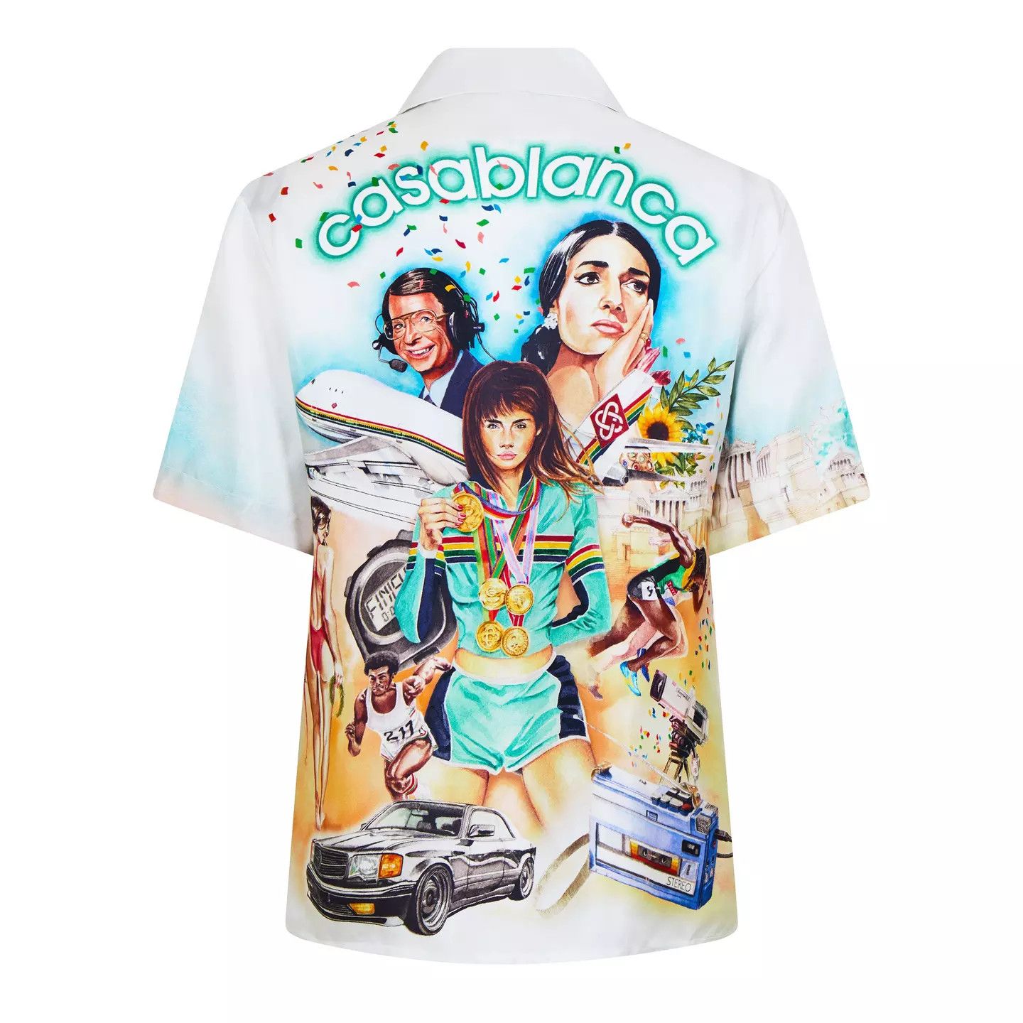 Casablanca o1g2r1mq0426 Celebration Shirt in Multicolor Size US S / EU 44-46 / 1 - 6 Thumbnail