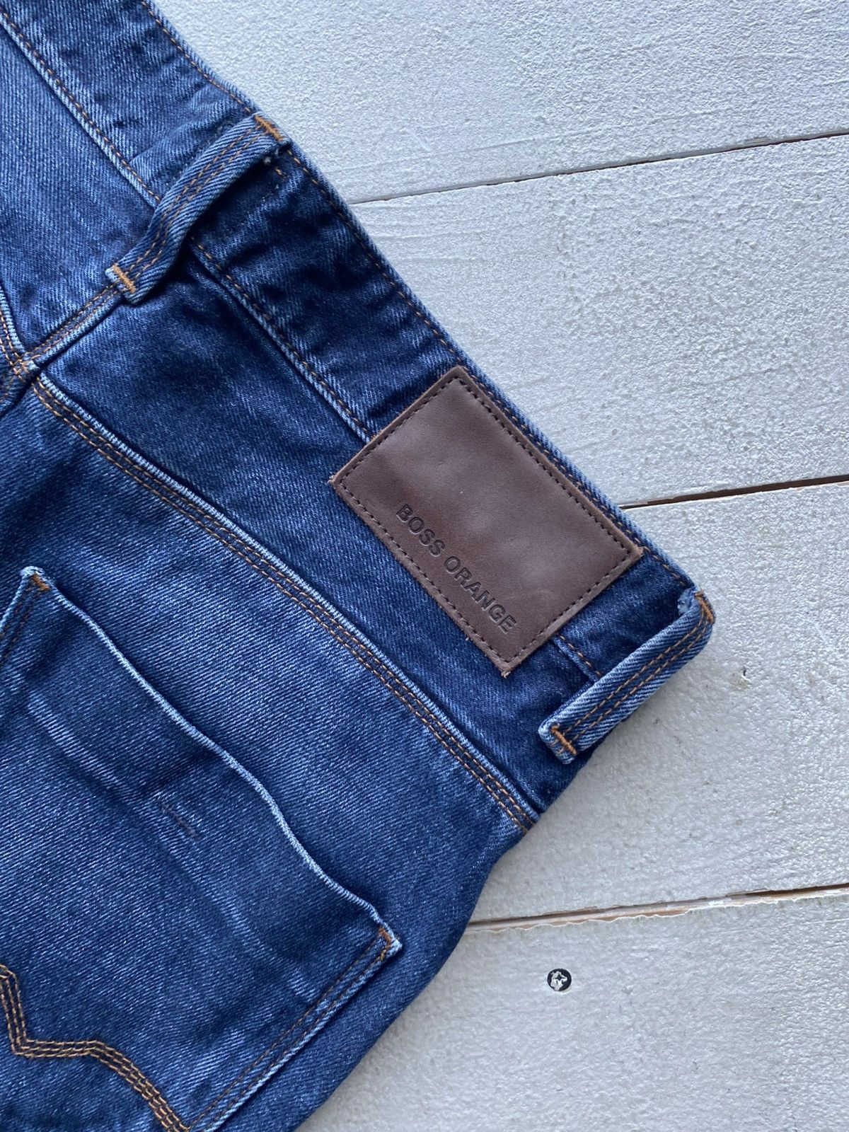 Hugo Boss 00s Y2K Hugo Boss Orange 63 Slim Fit Denim Jeans W31 L31 Size US 31 - 12 Thumbnail