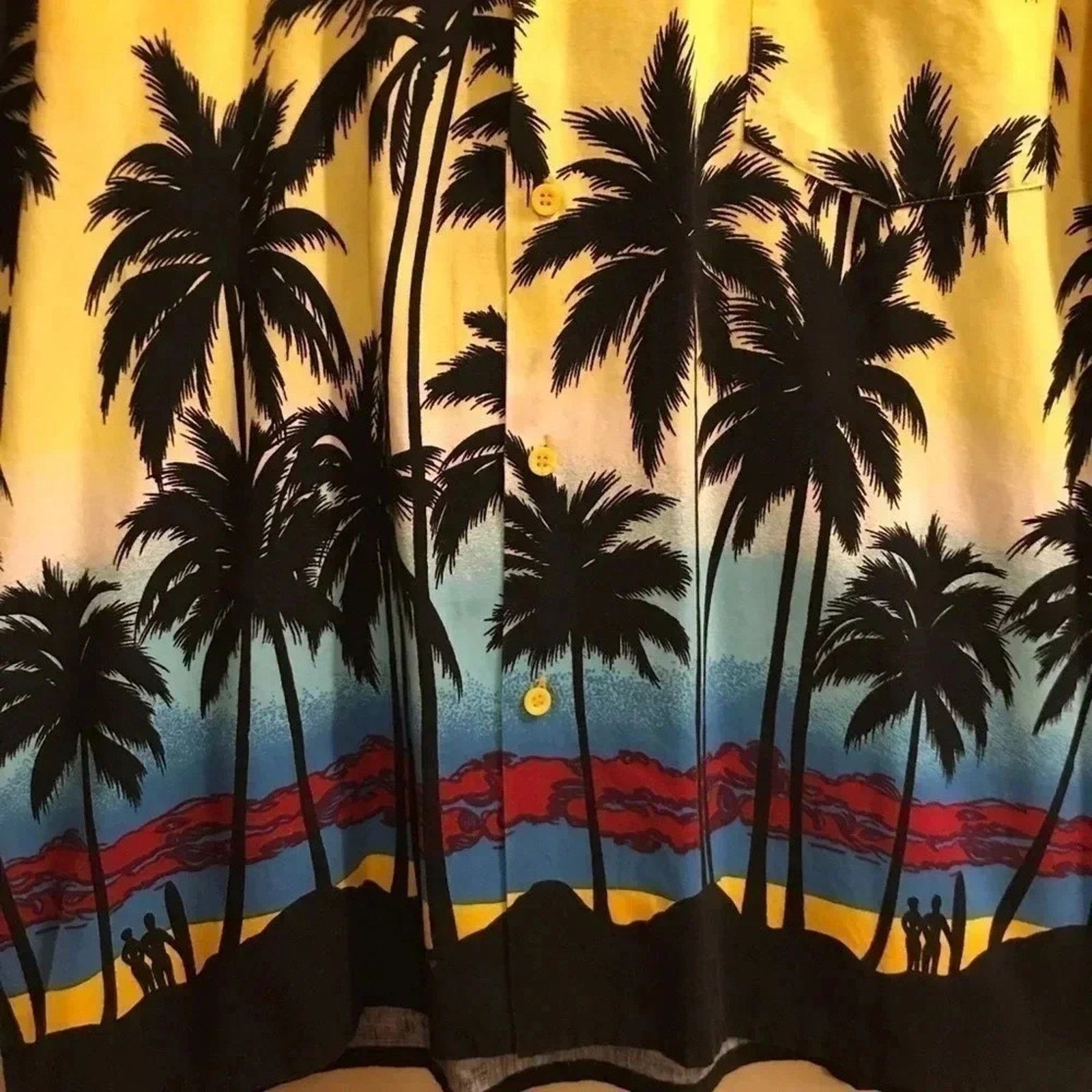 Other Dorsett Tee's Shirt Bahamas Palm Trees Hawaiian Size US XXL / EU 58 / 5 - 5 Thumbnail