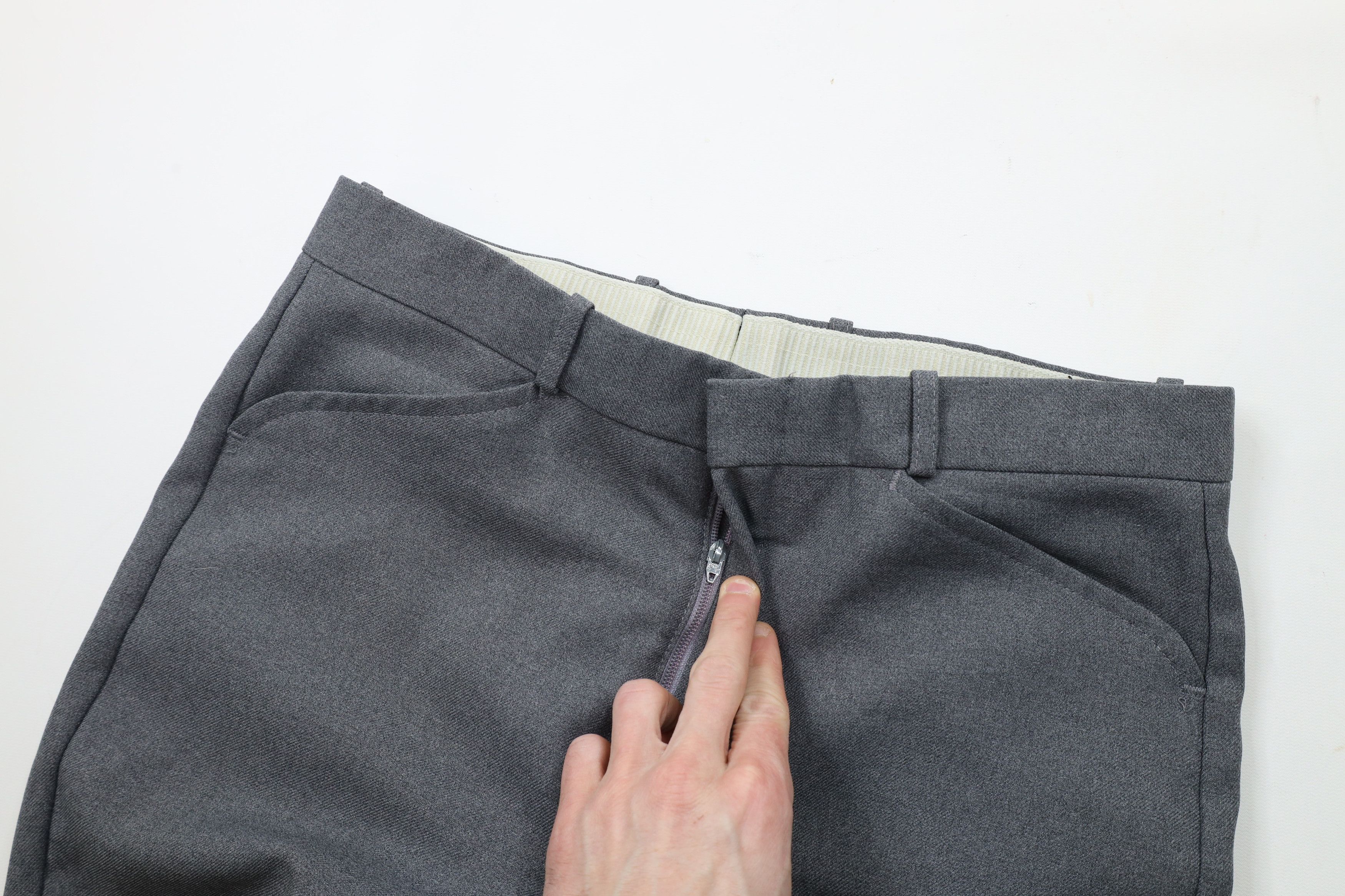Vintage Vintage 70s Streetwear Bell Bottoms Chino Pants Gray USA Size US 32 / EU 48 - 8 Thumbnail