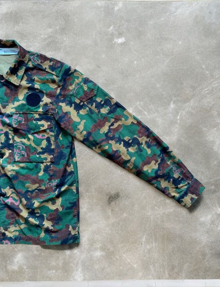 Off-White Off-White Camouflage Overshirt Virgil Abloh Size US M / EU 48-50 / 2 - 4 Thumbnail