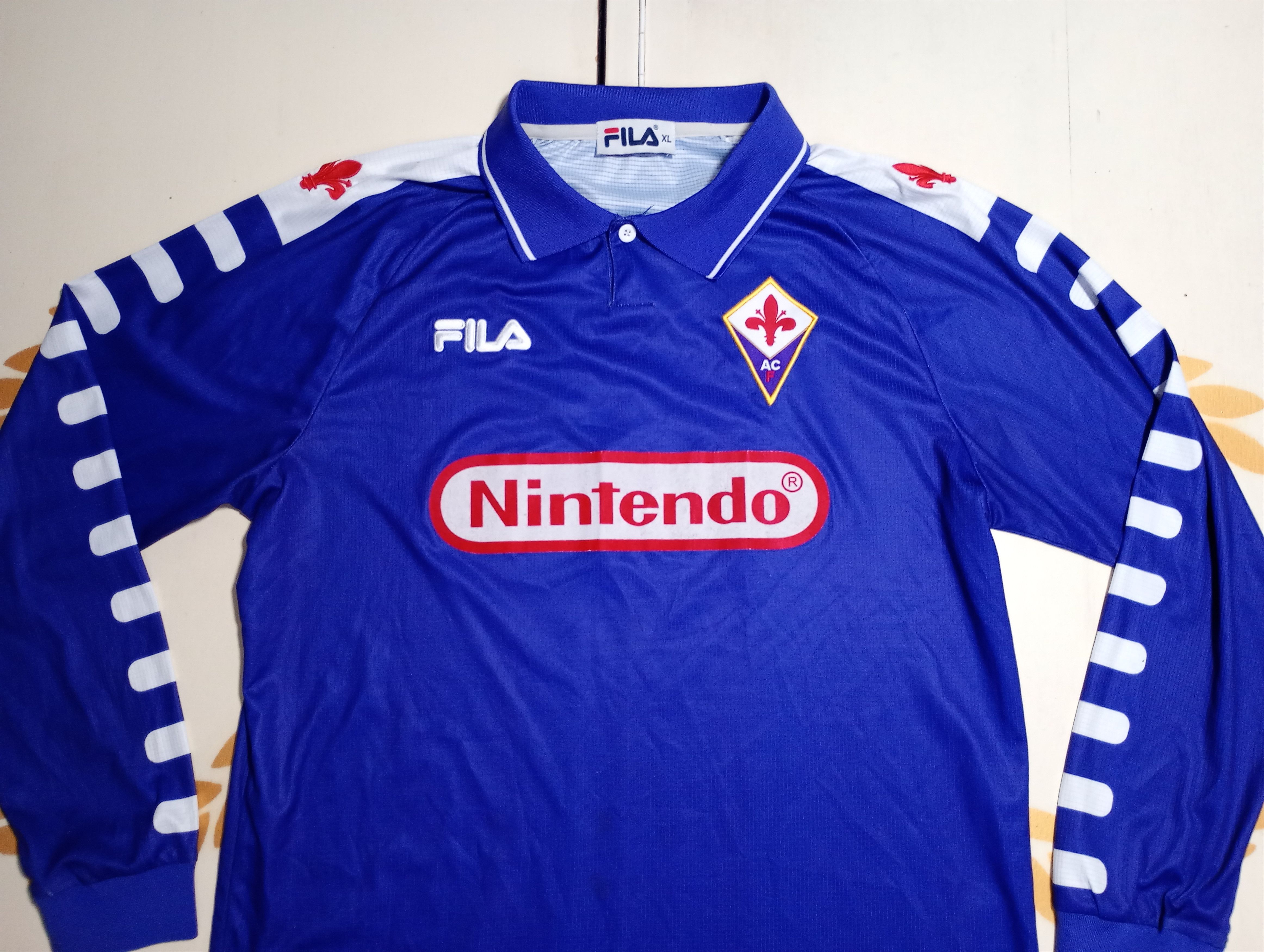 Fila Fila Fiorentina AC Home Jersey 1998-1999 Size US XL / EU 56 / 4 - 3 Thumbnail