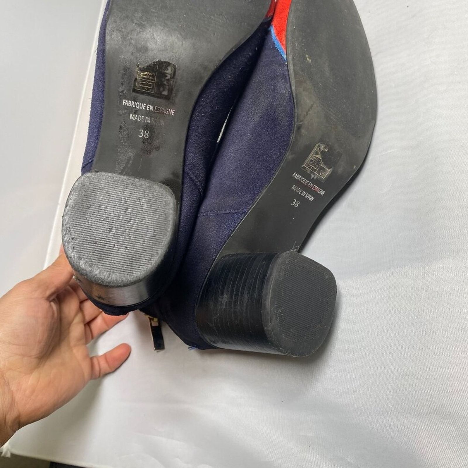 Free People Free People Adelle Ankle Boot Blue And Red Size 7.5 Size US 7.5 / IT 37.5 - 3 Thumbnail