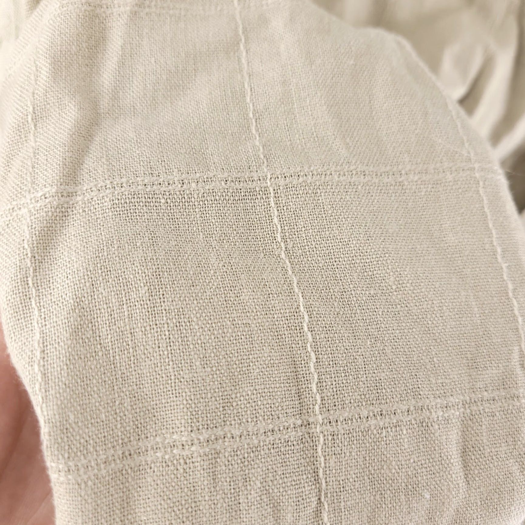 Vintage Trust Shirt Mens 2XL Tan Brown Check Linen Short Sleeve Button-Up Collared Vintage: No Size US XXL / EU 58 / 5 - 3 Thumbnail