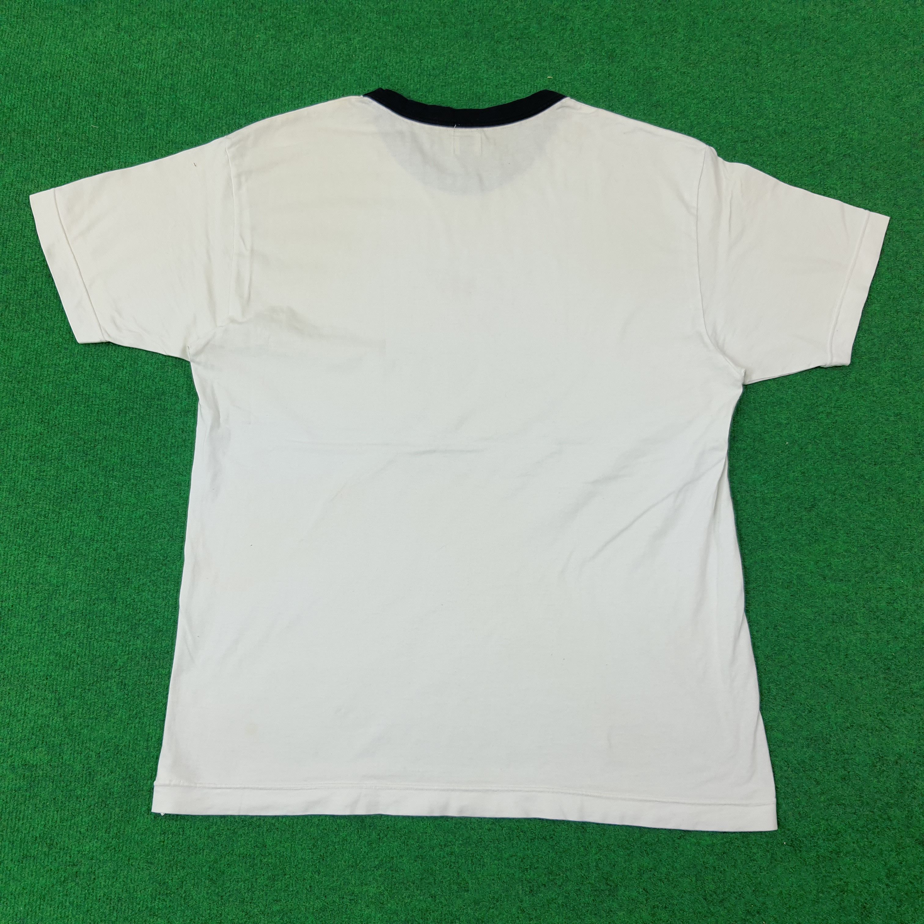 Moschino × Vintage Vintage Moschino Phone Art Design Tshirt C219N71 Size US L / EU 52-54 / 3 - 3 Thumbnail