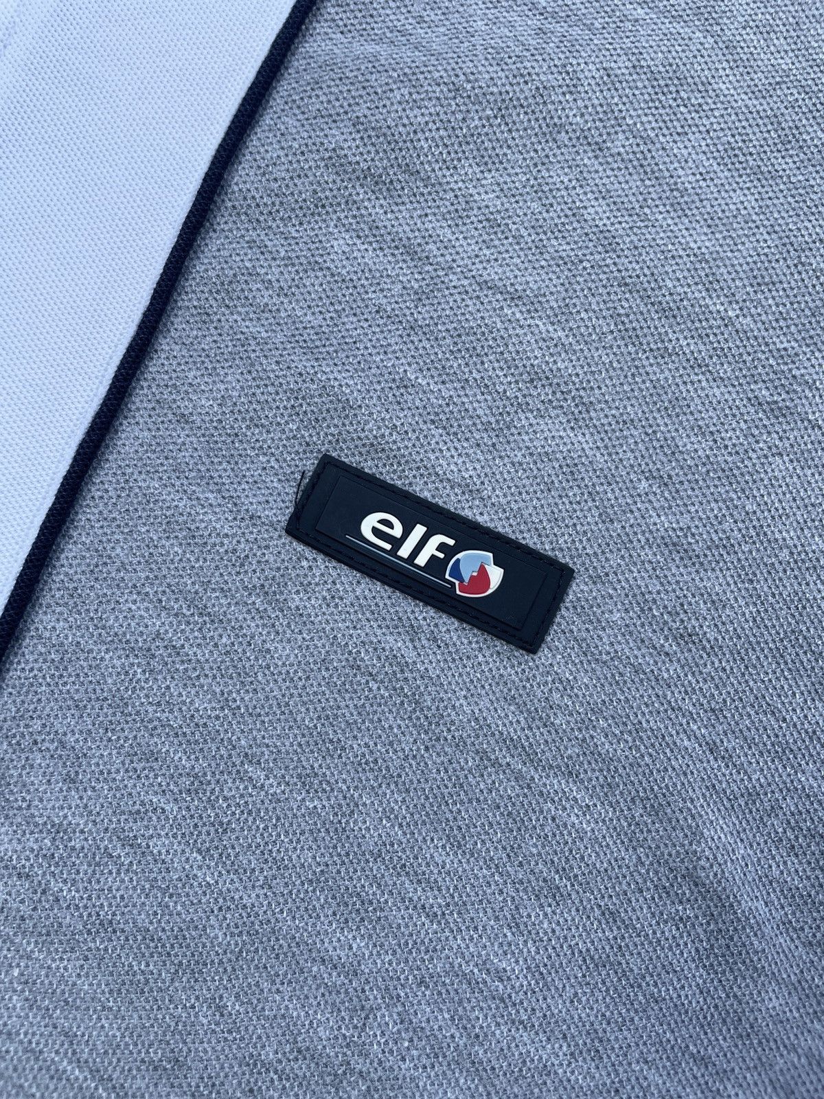 Japanese Brand Vintage 90s ELF Racing Shirt Long Sleeve Polo Rugby Size US M / EU 48-50 / 2 - 4 Thumbnail
