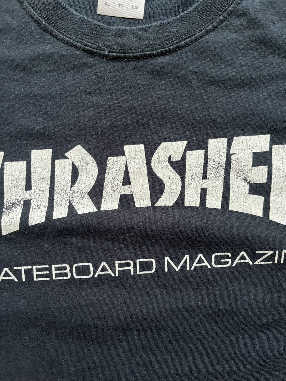 Thrasher Thrasher Logo Black T-Shirt Size US XL / EU 56 / 4 - 5 Thumbnail