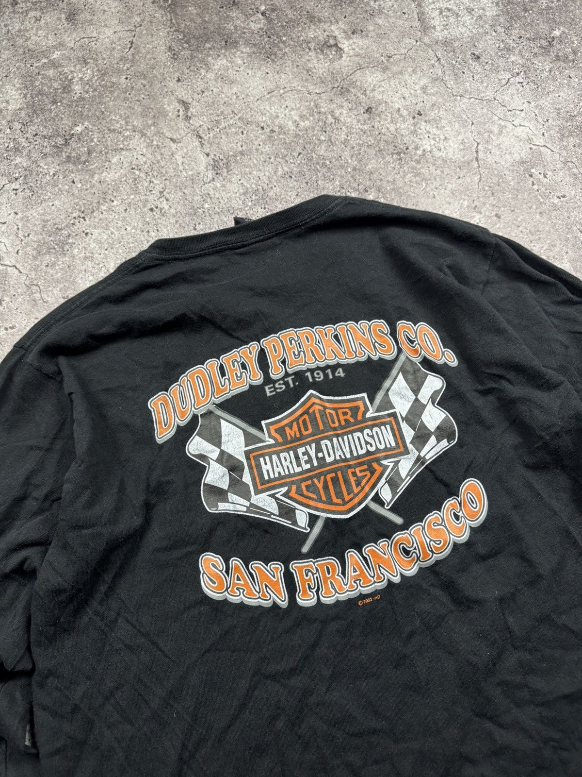 Harley Davidson Vintage Harley Davidson Francisco 2002 distressed faded tee Size US L / EU 52-54 / 3 - 2 Thumbnail