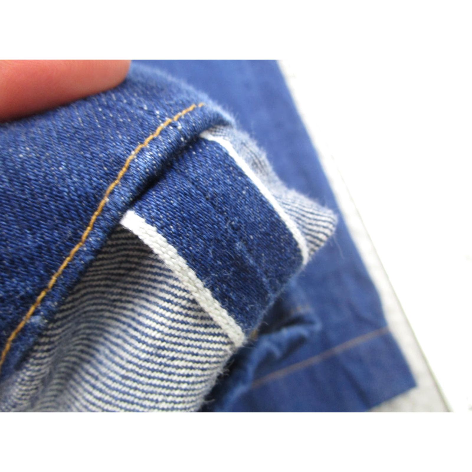 Denime BLKSMTH Jeans Mens 30 Blue Selvedge Denim Pants Cone White Oak Made USA Workwear Size US 30 / EU 46 - 7 Thumbnail