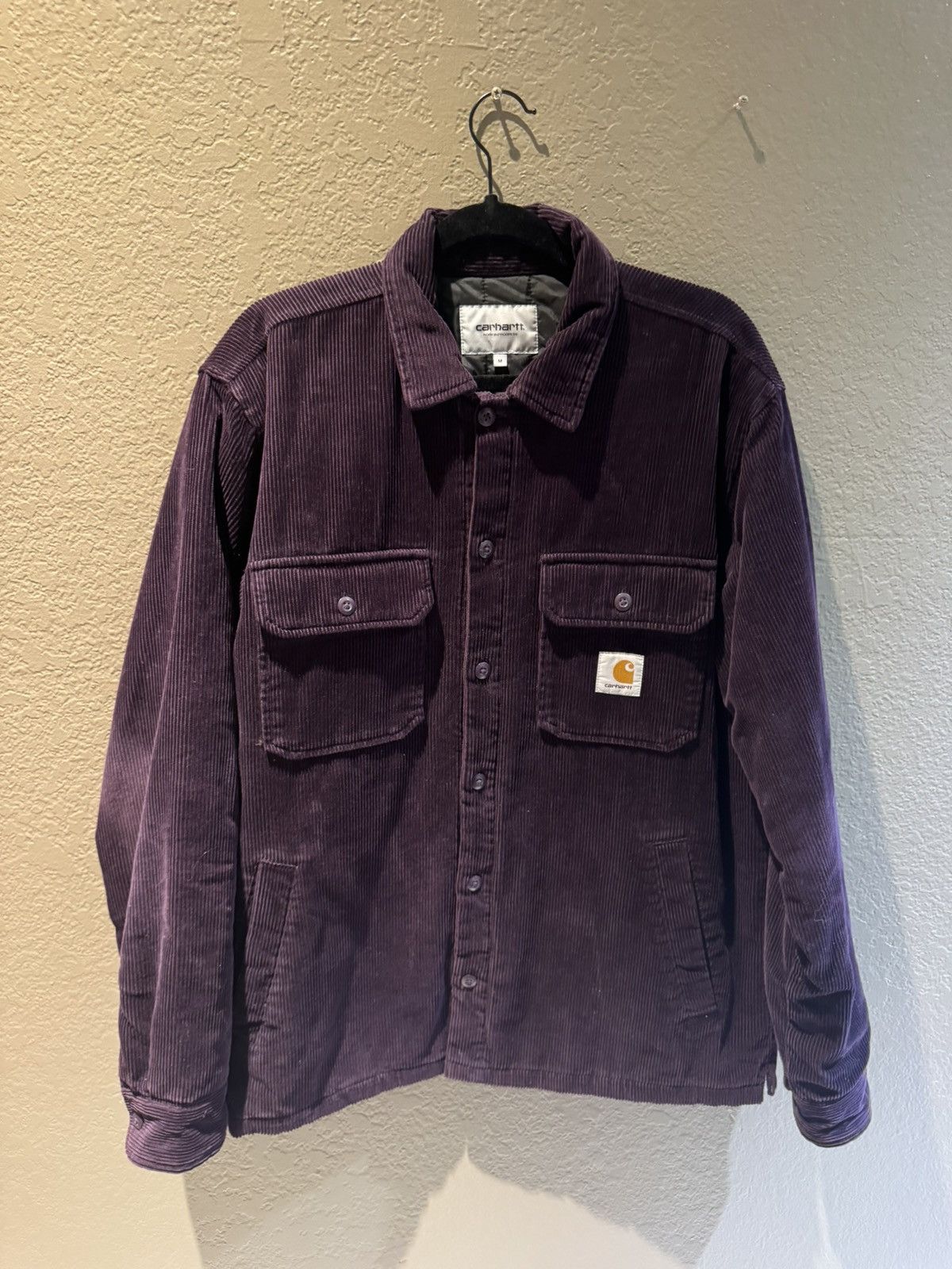 Carhartt Carhartt Corduroy Trucker / Shirt Jacket Dark Purple Medium Size US M / EU 48-50 / 2 - 4 Thumbnail