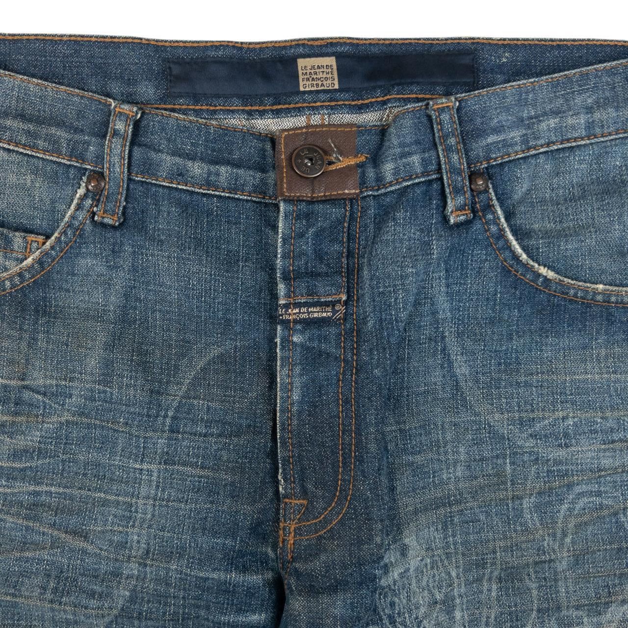Marithe + Francois Girbaud Vintage Marithe Francois Girbaud Batik Dragon Denim Jeans 34 Size US 34 / EU 50 - 5 Thumbnail