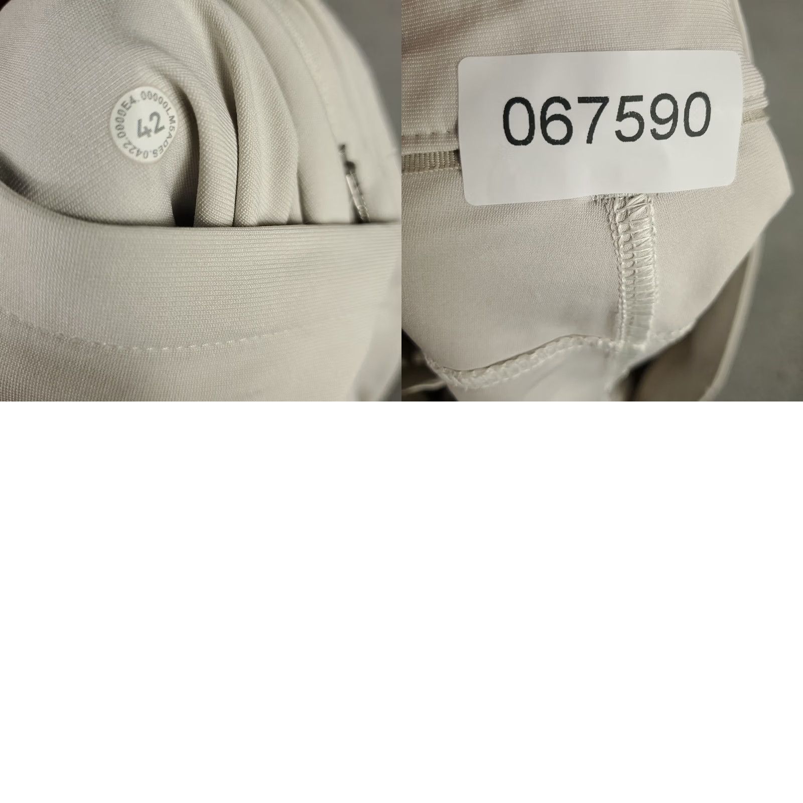 Lululemon Lululemon Pants Mens 42x27 Commission Straight 5-Pocket Chino Trousers Beige Regular 42in Knit Polyester Solid Slant 5-Pocket Style: Chino Mens Size US 42 / EU 58 - 9 Thumbnail
