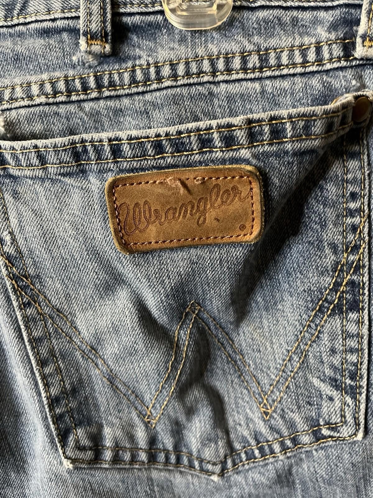 Wrangler Wrangler Retro Slim Bootcut Jeans 33x30 Lght Wash 100 Cotton Size US 33 - 6 Thumbnail